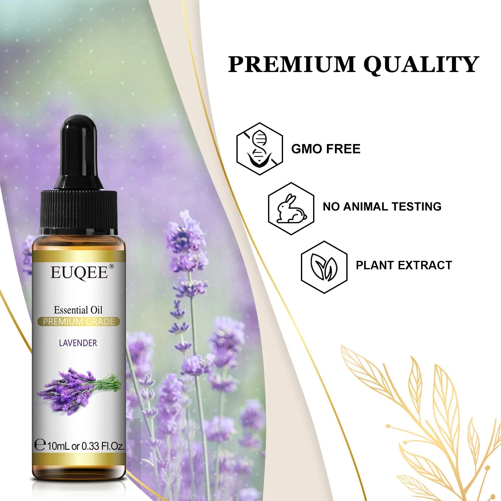EUQEE 10ml Pure Natural Essential Oil